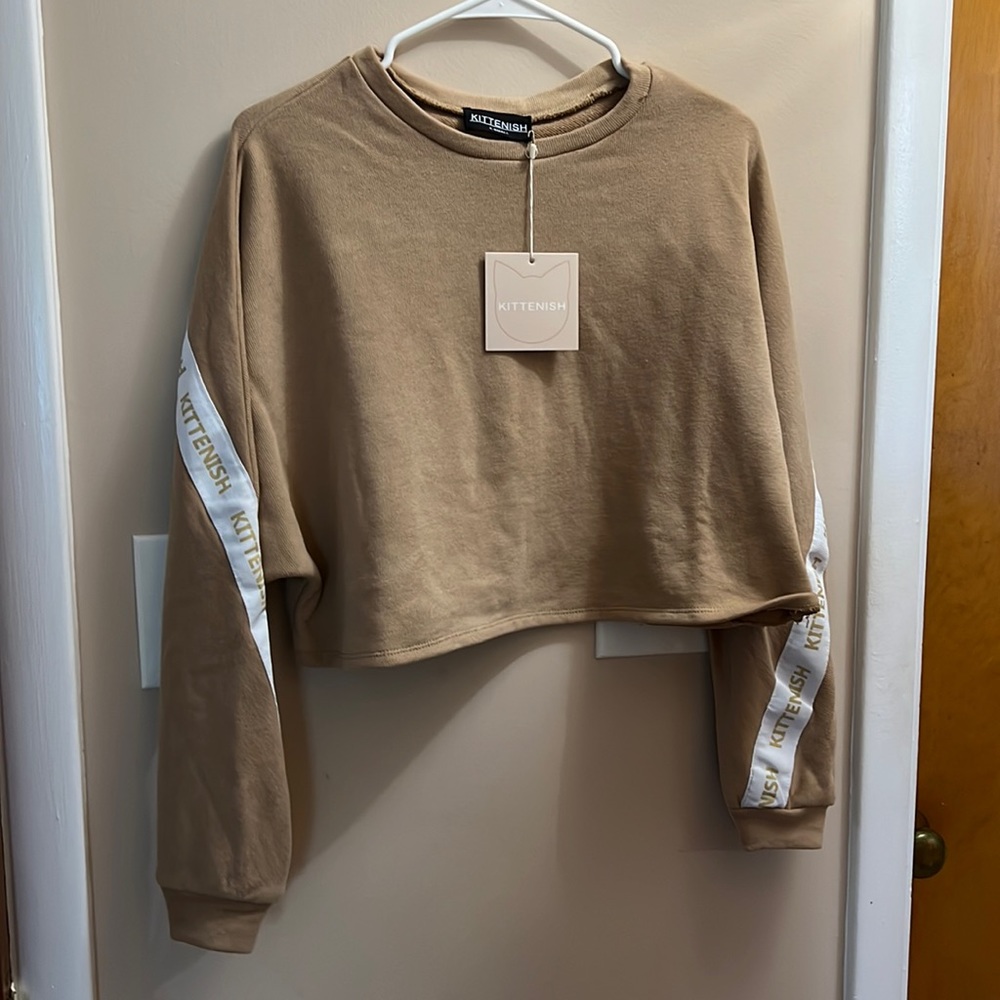 Jessie James Decker Kittenish Cropped Sweater XS